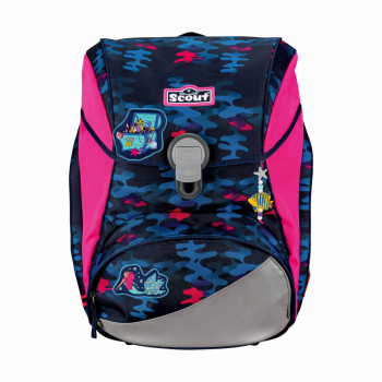 Scout Alpha Magic Sea Schulrucksack Set 4tlg.